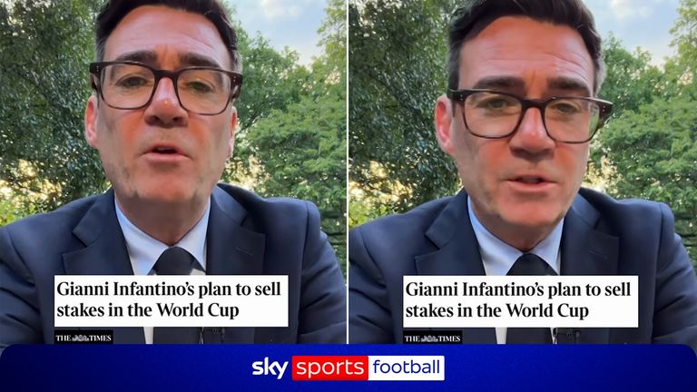 世界杯:国际足联主席詹尼·因凡蒂诺提供3000万英镑激励,呼吁成员支持有争议的私人投资计划