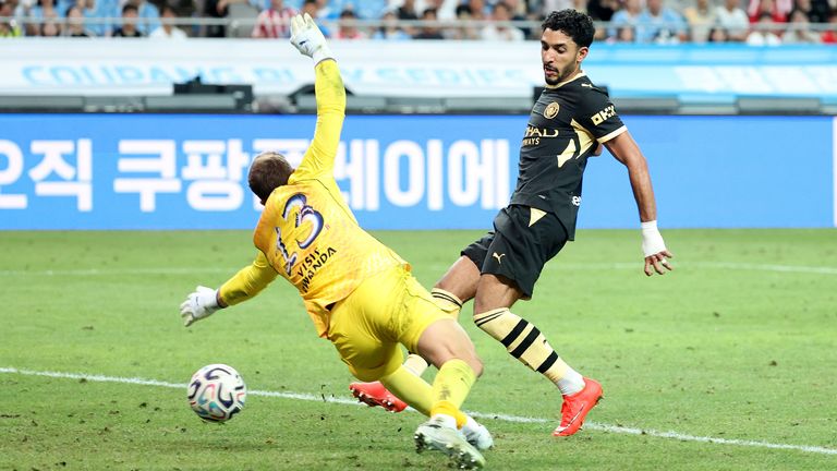 曼城3-1战胜马德里竞技：安托万·塞门约两次助攻，奥马尔·马尔穆什和拉扬·艾特·努里为恩佐·马雷斯卡的球队再添进球